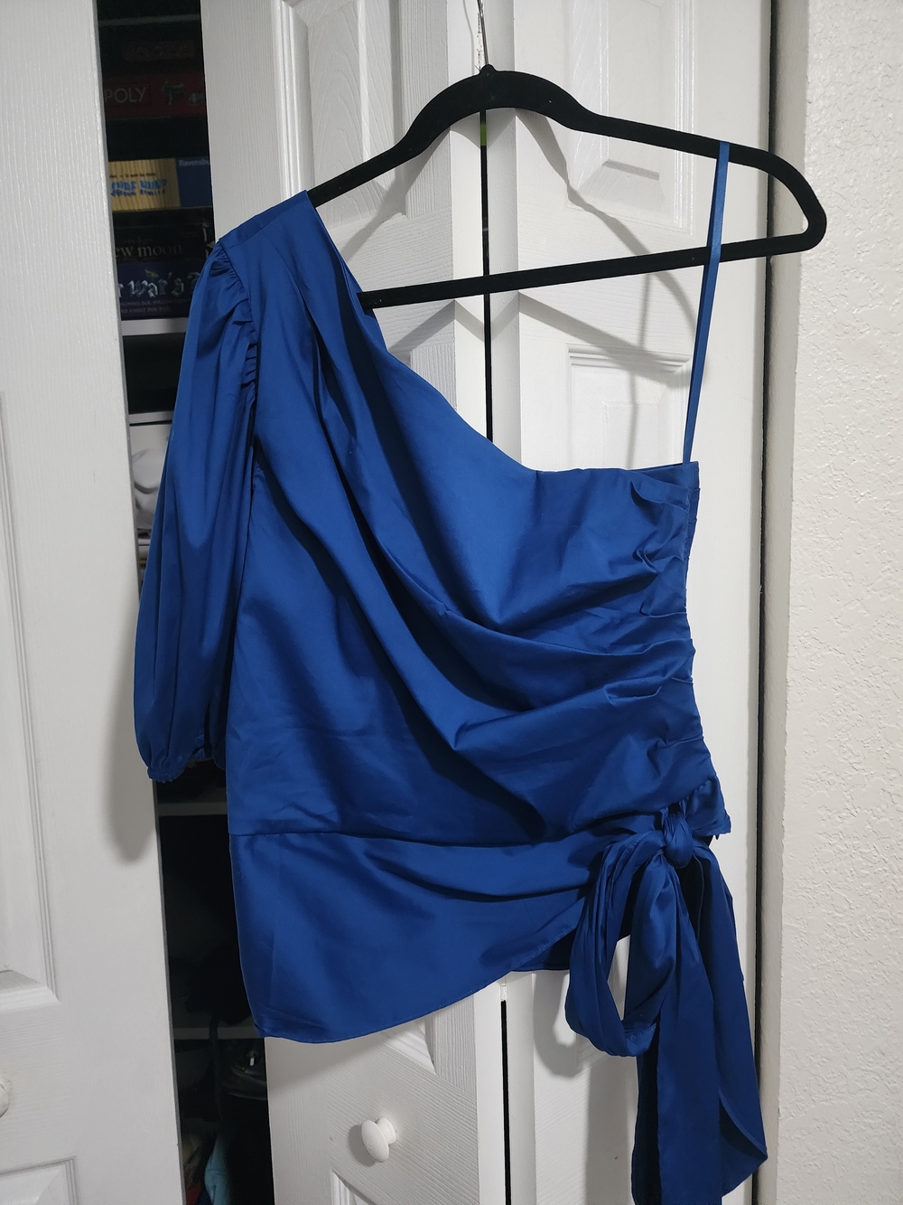 White House Black Market Royal Blue Dress Top